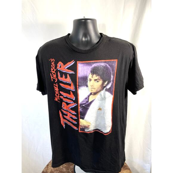 Michael Jackson Thriller Graphic Tee Black Size Large - Picture 1 of 6